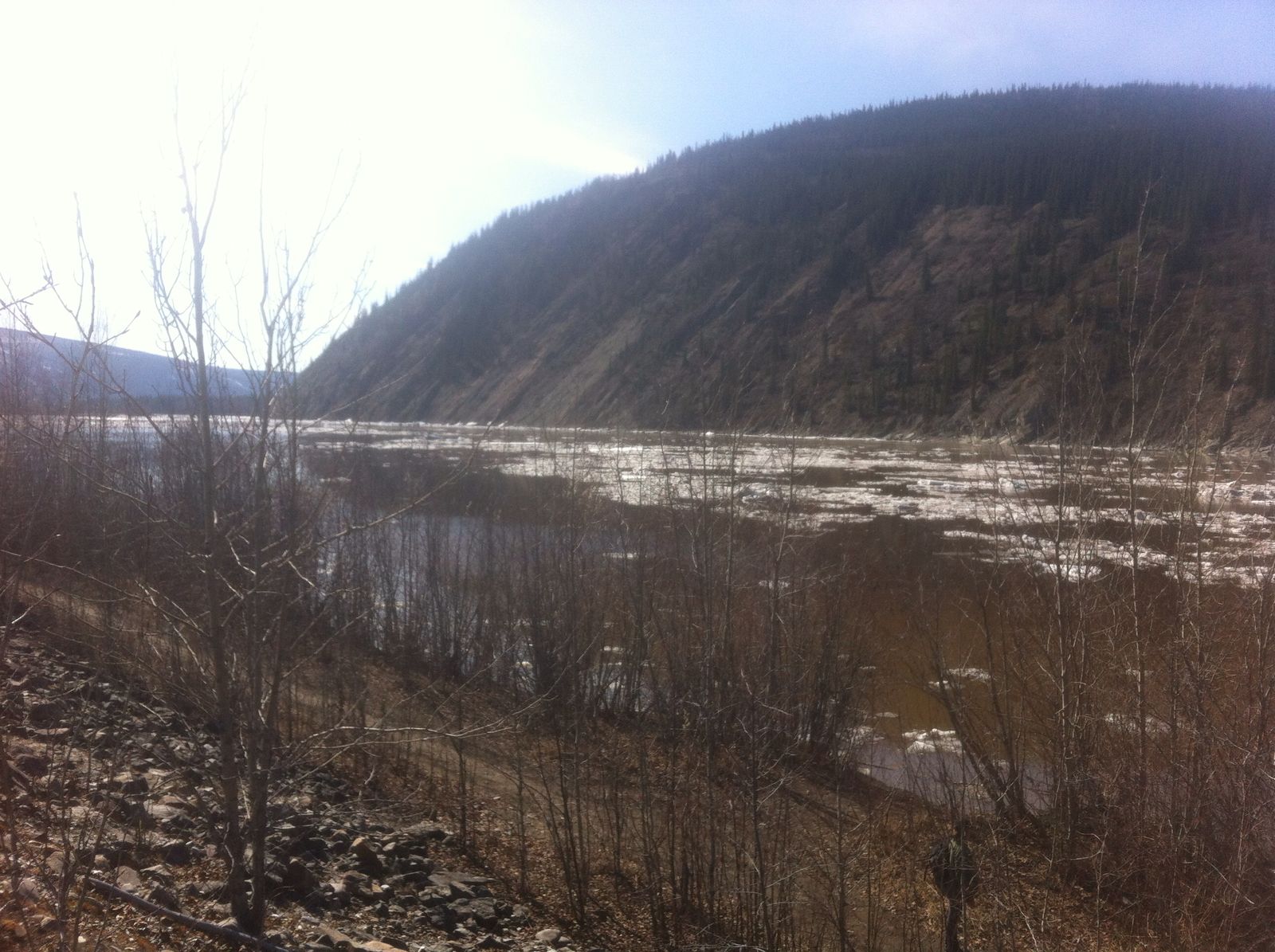 Yukon River: the ice is finally breaking. Miners get ready, season 2018 is starting soon!!!